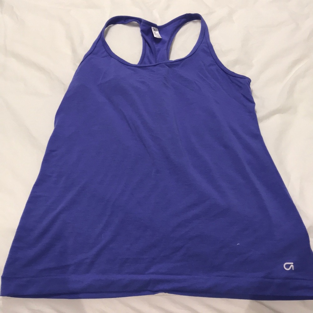 Purple workout tank